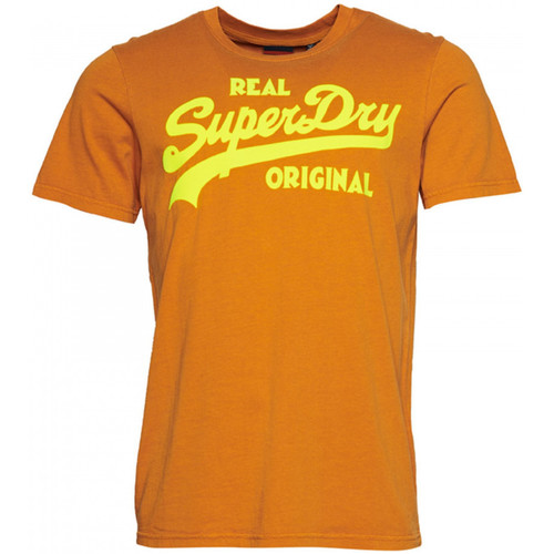 Textiel Heren T-shirts & Polo’s Superdry Vintage vl neon Bruin