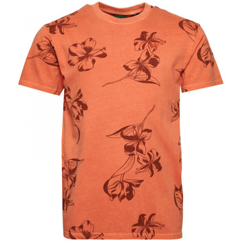 Textiel Heren T-shirts & Polo’s Superdry Vintage od printed Oranje