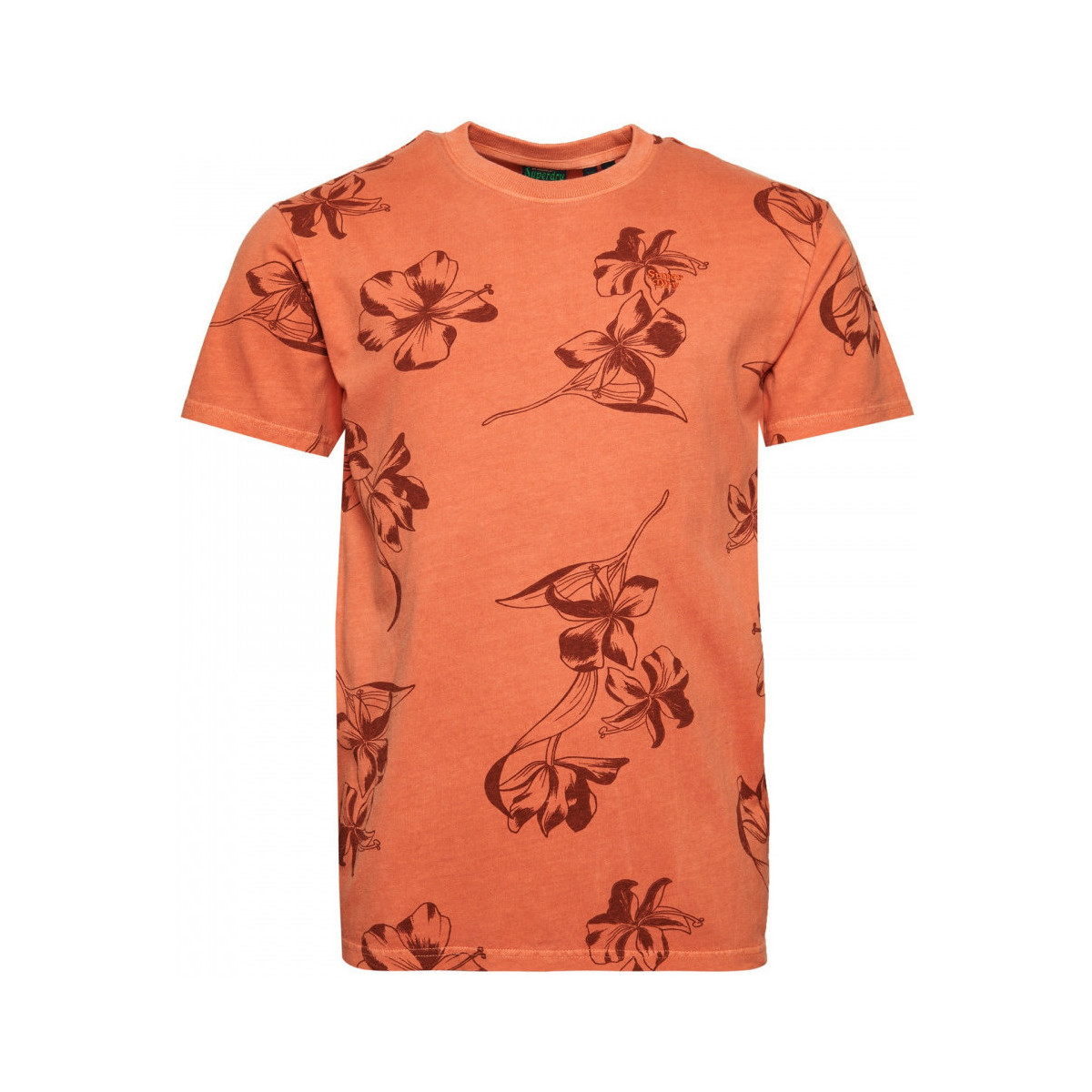 Textiel Heren T-shirts & Polo’s Superdry Vintage od printed Oranje
