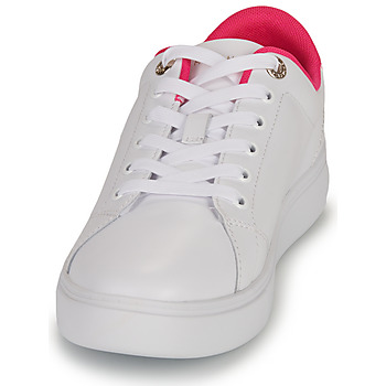 Tommy Hilfiger ELEVATED ESSENTIAL COURT SNEAKER Wit / Roze