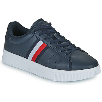Schoenen Heren Lage sneakers Tommy Hilfiger SUPERCUP LEATHER Marine / Rood / Wit