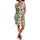 Textiel Dames Jurken Lisca Indonesië zomerjurk met korte mouwen Groen