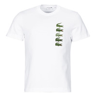 Textiel Heren T-shirts korte mouwen Lacoste TH3563-001 Wit