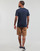 Textiel Heren T-shirts korte mouwen Lacoste TH5071-166 Marine