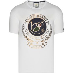 Textiel Heren T-shirts korte mouwen Aeronautica Militare 231TS2118J594 Beige
