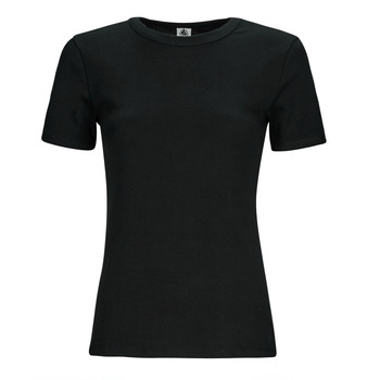 Textiel Dames T-shirts korte mouwen Petit Bateau MC COL ROND Zwart