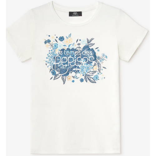 Textiel Dames T-shirts & Polo’s Le Temps des Cerises T-shirt GRACY Wit