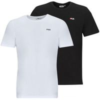 Textiel Heren T-shirts korte mouwen Fila BROD TEE PACK X2 Wit / Zwart