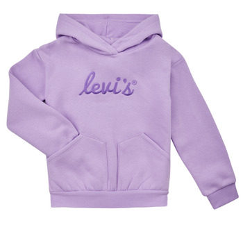 Textiel Meisjes Sweaters / Sweatshirts Levi's LVG POSTER LOGO HOODIE Violet