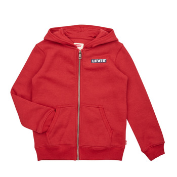 Textiel Jongens Sweaters / Sweatshirts Levi's LVN BOXTAB FULL ZIP HOODIE Rood