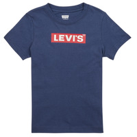 Textiel Jongens T-shirts korte mouwen Levi's LVN BOXTAB TEE Marine