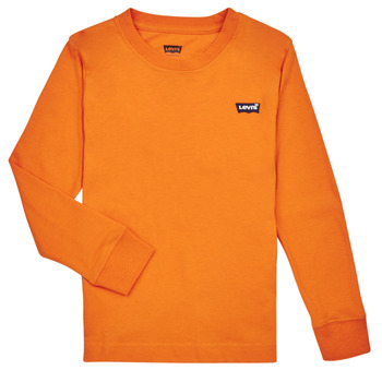 Textiel Jongens T-shirts met lange mouwen Levi's LS GRAPHIC TEE SHIRT Oranje