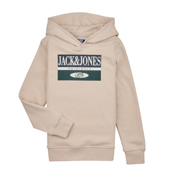 Textiel Jongens Sweaters / Sweatshirts Jack & Jones JORARTHUR SWEAT HOOD SN Wit
