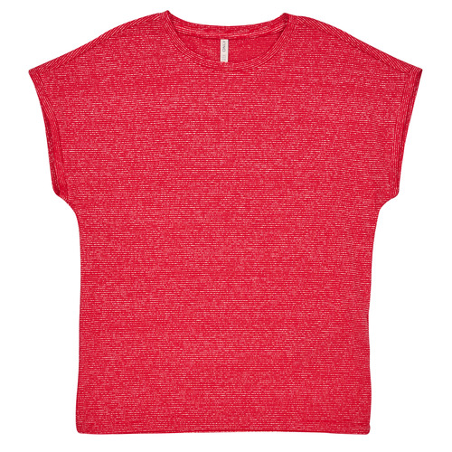 Textiel Meisjes T-shirts korte mouwen Only KOGHARRIE LIFE S/S O-NECK TOP CS Roze