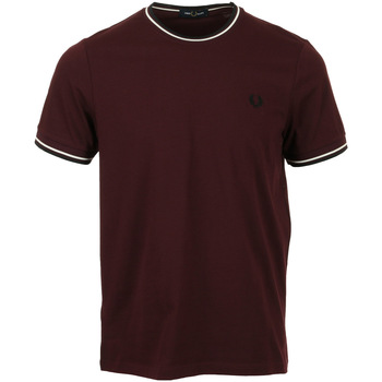 Fred Perry Twin Tipped T-Shirt Rood