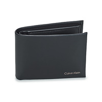 Tassen Heren Portefeuilles Calvin Klein Jeans CK CONCISE BIFOLD 5CCW/COIN L Zwart
