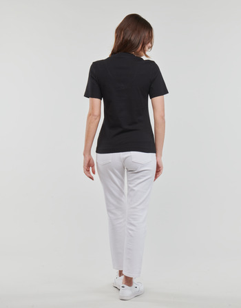 Calvin Klein Jeans MONOLOGO SLIM V-NECK TEE Zwart
