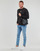 Textiel Heren Sweaters / Sweatshirts Calvin Klein Jeans MONOLOGO CREW NECK Zwart