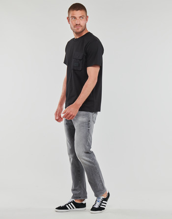Calvin Klein Jeans MIX MEDIA POCKET TEE Zwart