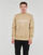 Textiel Heren Sweaters / Sweatshirts Calvin Klein Jeans VARSITY CURVE CREW NECK Beige