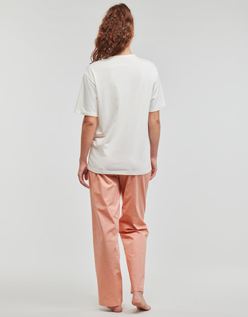 Calvin Klein Jeans SLEEP SET Beige / Roze