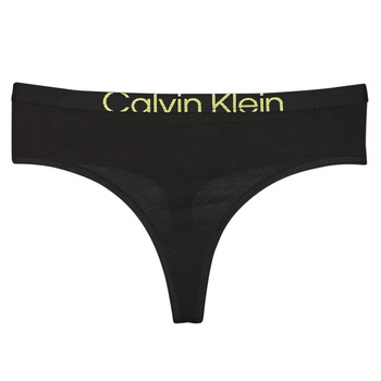 Ondergoed Dames Tanga Calvin Klein Jeans MODERN THONG Zwart