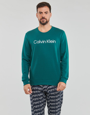 Textiel Heren Sweaters / Sweatshirts Calvin Klein Jeans L/S SWEATSHIRT Blauw