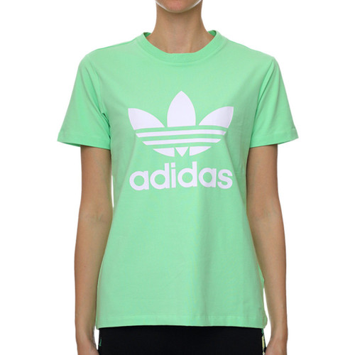 Textiel Meisjes T-shirts korte mouwen adidas Originals  Groen