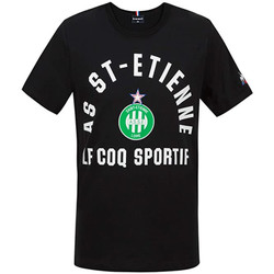 Textiel Kinderen T-shirts korte mouwen Le Coq Sportif  Zwart