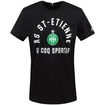 Textiel Heren T-shirts korte mouwen Le Coq Sportif  Zwart