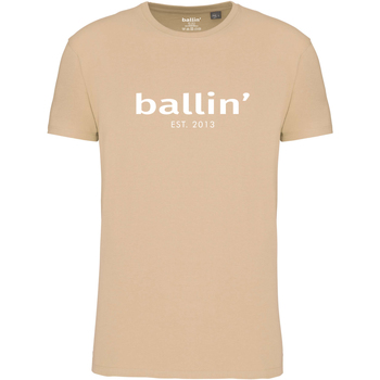 Textiel Heren T-shirts korte mouwen Ballin Est. 2013 Regular Fit Shirt Beige