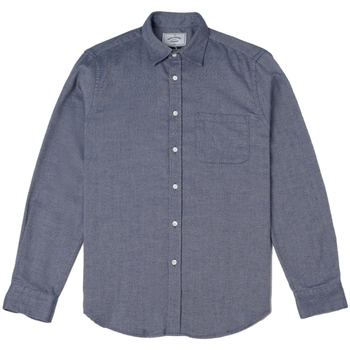 Textiel Heren Overhemden lange mouwen Portuguese Flannel Espiga Shirt - Blue Blauw