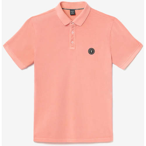 Textiel Heren T-shirts & Polo’s Le Temps des Cerises Poloshirt DYLON Oranje