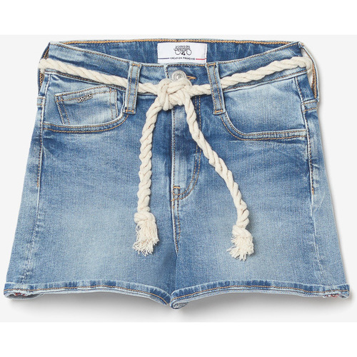 Textiel Meisjes Korte broeken / Bermuda's Le Temps des Cerises Short van jeans TIKO Blauw
