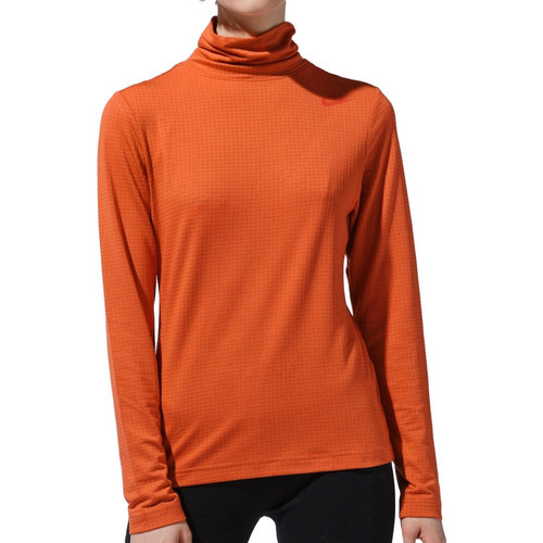 Textiel Dames T-shirts met lange mouwen Nike  Oranje