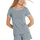 Textiel Dames Pyjama's / nachthemden Lisca Pyjamatop met korte mouwen Laura Grijs