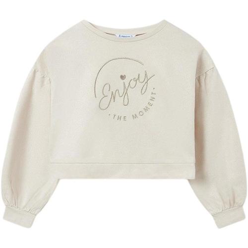 Textiel Meisjes Sweaters / Sweatshirts Mayoral  Beige