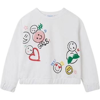 Textiel Meisjes Sweaters / Sweatshirts Mayoral  Wit