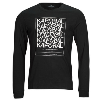 Textiel Heren T-shirts met lange mouwen Kaporal RUDY Zwart