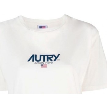 Textiel Dames T-shirts korte mouwen Autry  Wit
