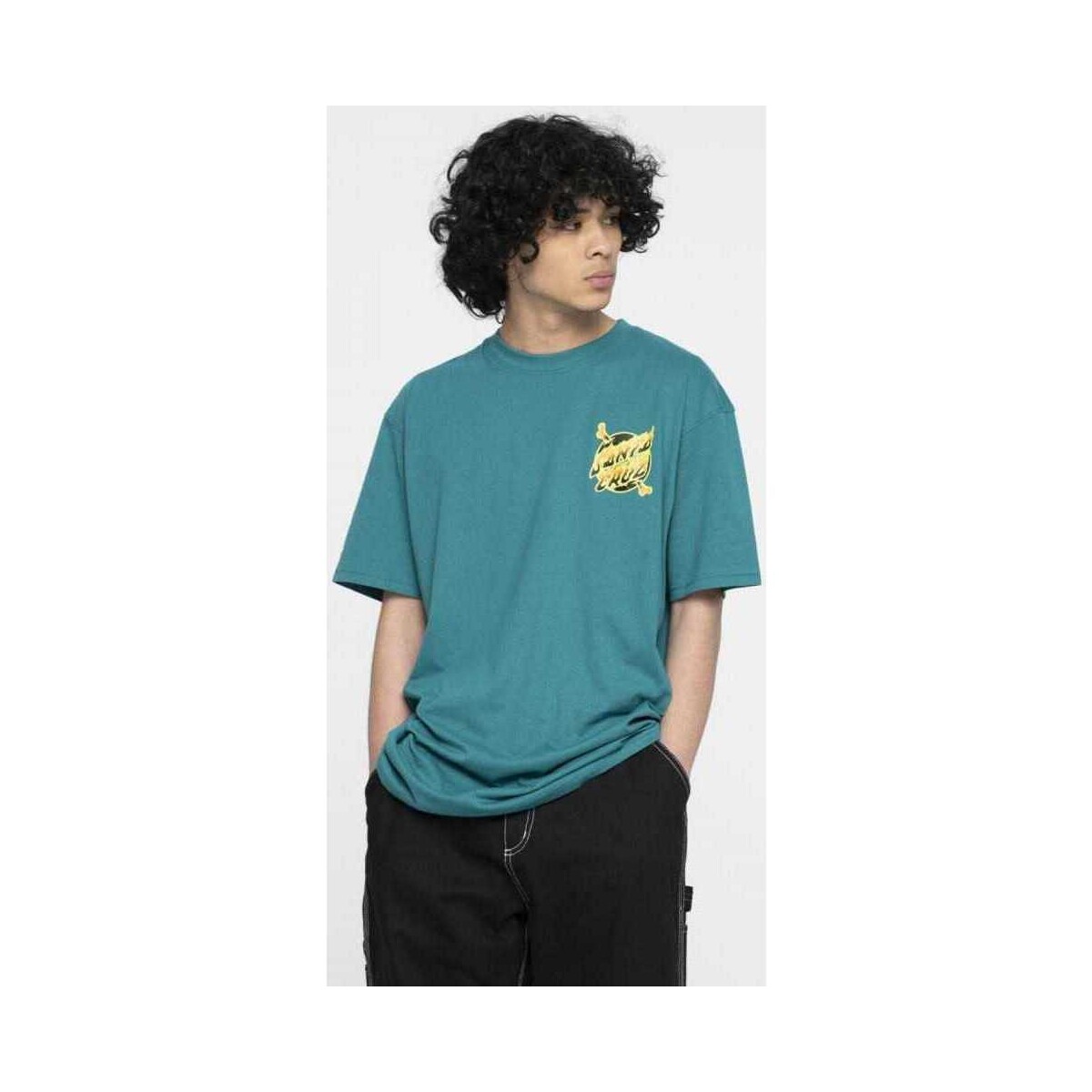 Textiel Heren T-shirts & Polo’s Santa Cruz Winkowski volcano dot t-shirt Groen