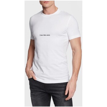 Textiel Heren T-shirts & Polo’s Calvin Klein Jeans  Wit