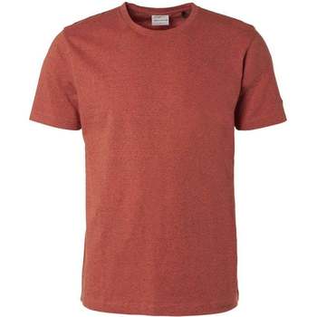 Textiel Heren T-shirts & Polo’s No Excess T-Shirt Streep Melange Rood Rood