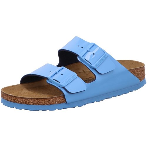 Schoenen Dames Leren slippers Birkenstock  Blauw
