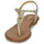 Schoenen Dames Sandalen / Open schoenen MICHAEL Michael Kors MALLORY THONG Goud