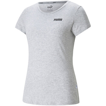 Textiel Dames T-shirts korte mouwen Puma  Grijs