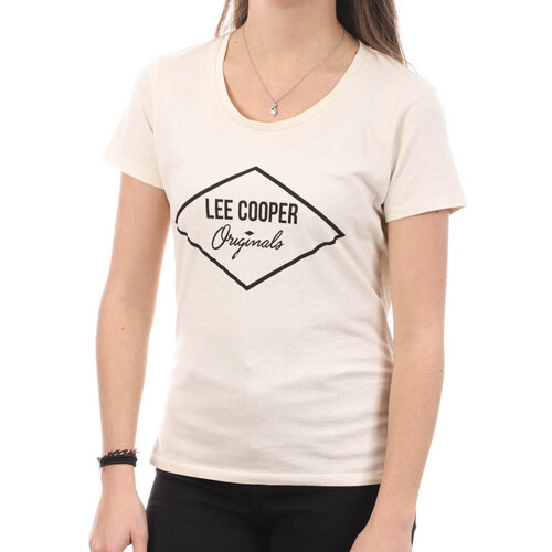 Textiel Dames T-shirts & Polo’s Lee Cooper  Wit