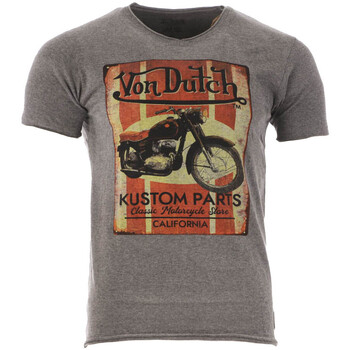Textiel Heren T-shirts korte mouwen Von Dutch  Grijs