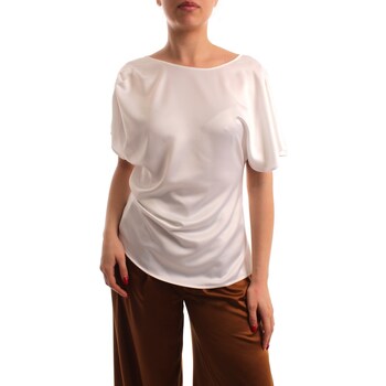 Textiel Dames Overhemden Manila Grace C316PU Wit