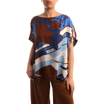 Textiel Dames Overhemden Manila Grace C293VS Bruin